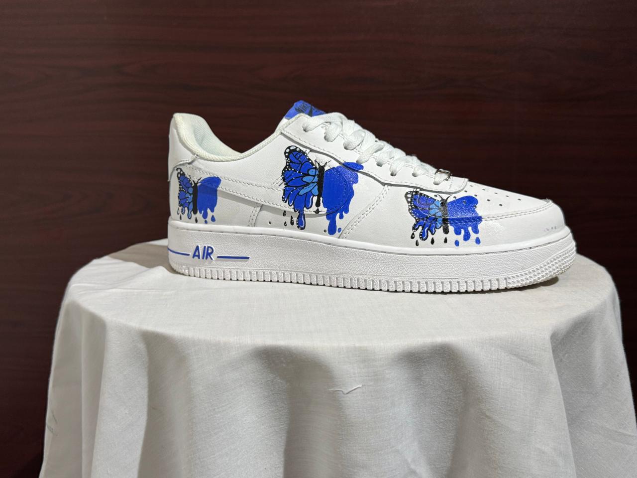 Blue Butterfly Air Force 1