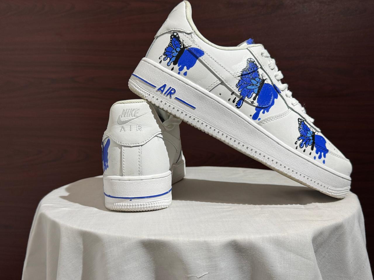 Blue Butterfly Air Force 1